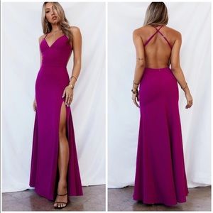 Hello Molly Formal Dress Aquarius Rising in Purple NWT!!!!